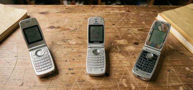 Les anciens téléphones à clapet à garder : les modèles cultes à collectionner